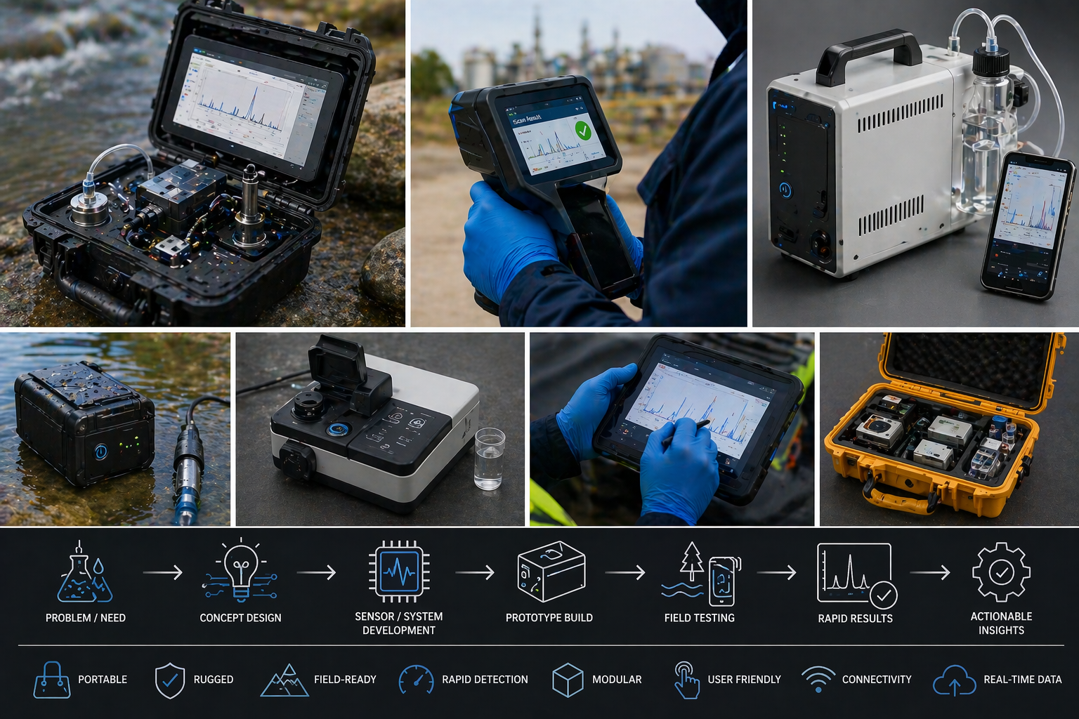 Portable instruments for PFAS and 6-PPD-Q