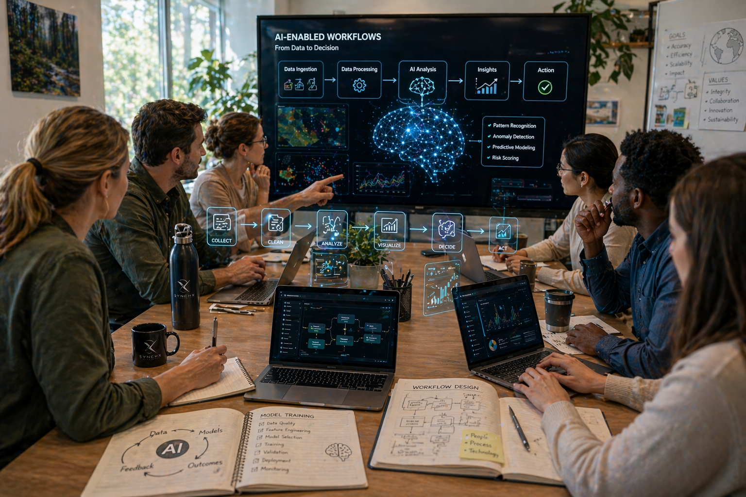 AI training and workflows